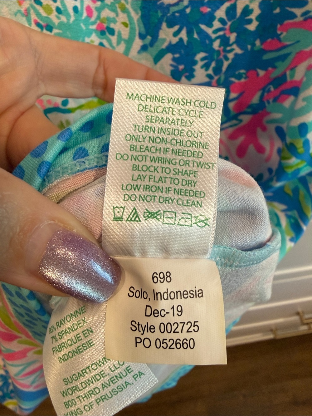 Lilly Pulitzer Sophiletta Fished My Wish Gorgeous! EUC - Picture 4 of 5